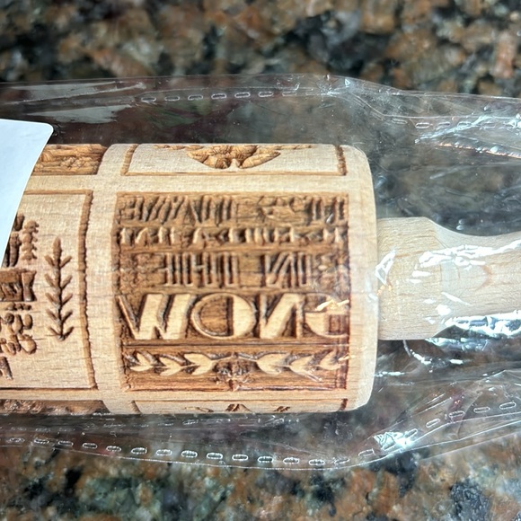 NEW Christmas Stamp Wooden Rolling Pin - Picture 6 of 12